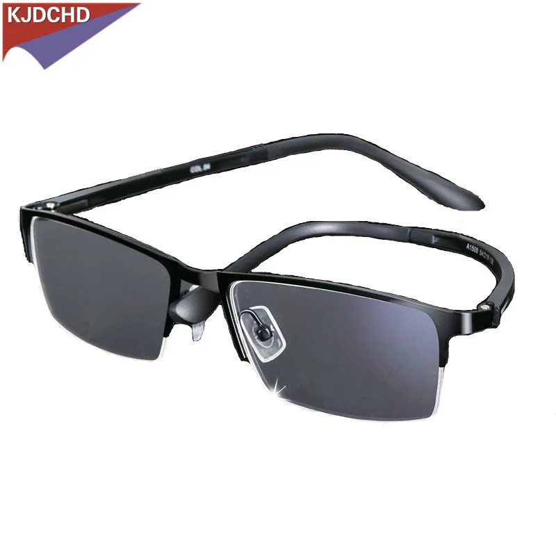 

2019 Titanium Alloy Business affairs Sun glasses Transition Photochromic Reading Glasses Men Presbyopia Glasses +1.0 To +6.0