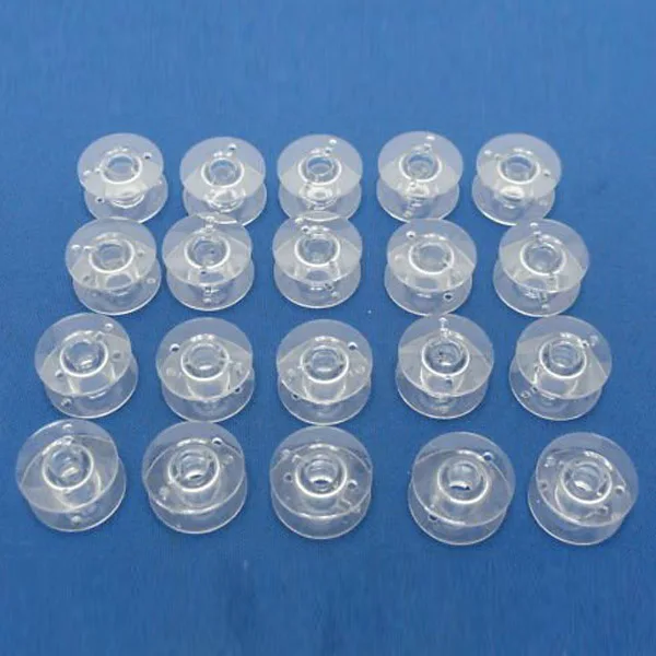 

20pcs 2.1cm Clear Plastic Domestic Sewing Machine Bobbins