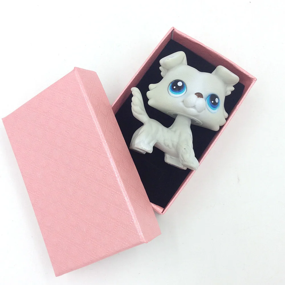 PS игрушки 363 серый синий собака колли подарок фигурки|Игровые фигурки и