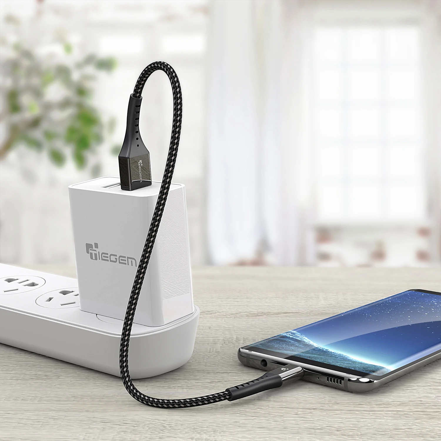 TIEGEM USB 3,0 Тип C 2.4A USB C кабель для huawei быстрой зарядки Тип usb-C кабель для samsung S9 S8, google Pixel 2