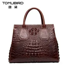 TOMUBIRD новая улучшенная кожаная классическая дизайнерская рельефный крокодил кожаная сумка женская сумка с верхней ручкой сумка из натуральной кожи