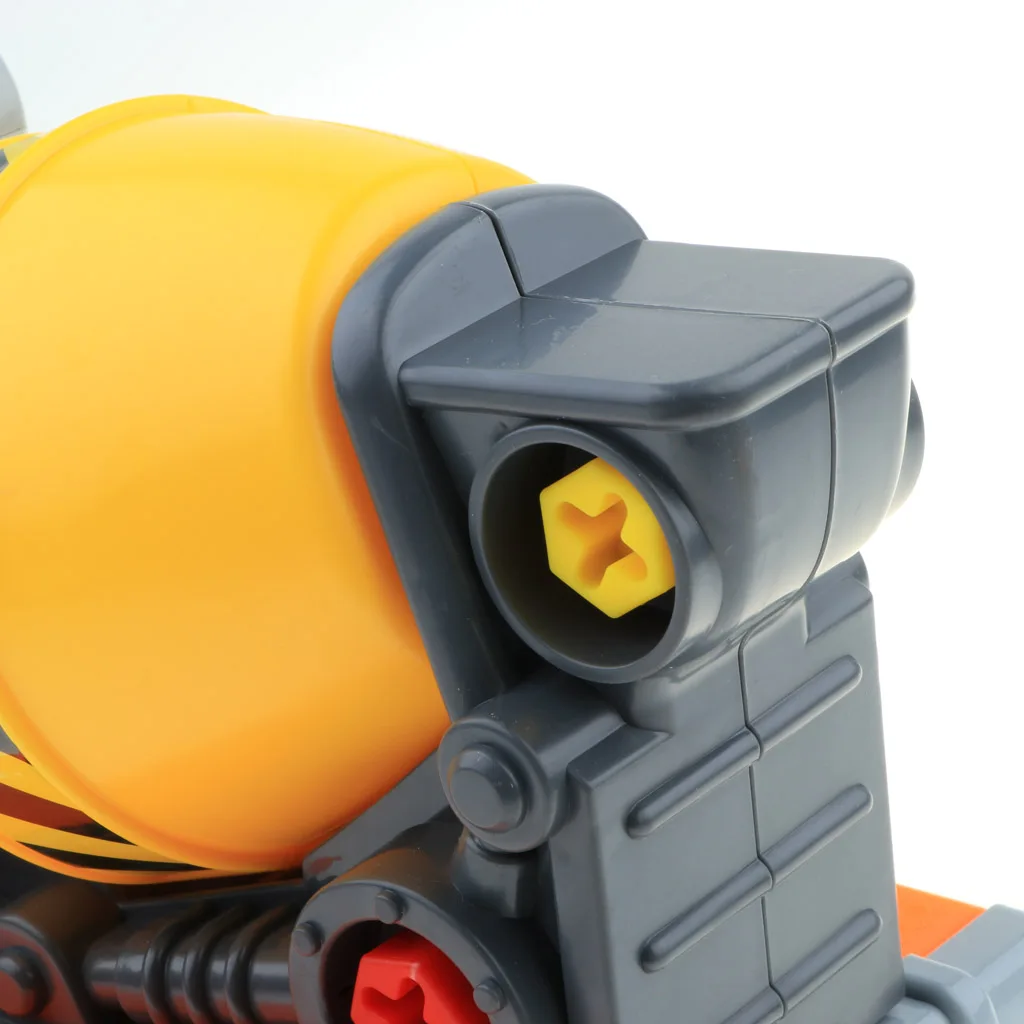 Take Apart Constructions Vehicles Toys - Assemble RC remote control Engineering Truck w/ Electric Drill Tool Kit Screwing Block