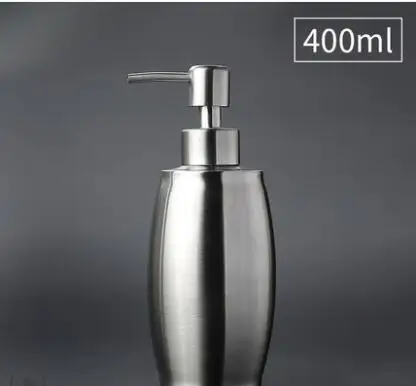

Bathroom Portable Liquid Soap Dispenser Travel Kitchen Stainless Steel Pump Spray Bathroom Bottle Shampoo Soap Dispenser LY70