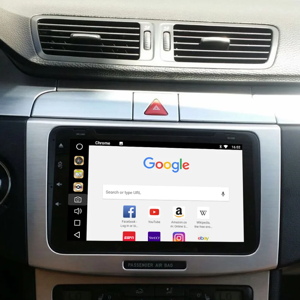 Best Dasaita 8" IPS 2 Din Car DVD Player Android 9.0 for VW Passat Golf 5 6 Polo Tiguan Jetta Touran GPS Radio 4G RAM 1024*600 MP3 2