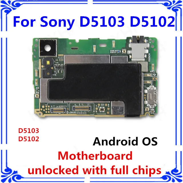 Разблокирована MB для Sony Xperia T3 D5103 D5102 материнская плата установлена Android OS fee