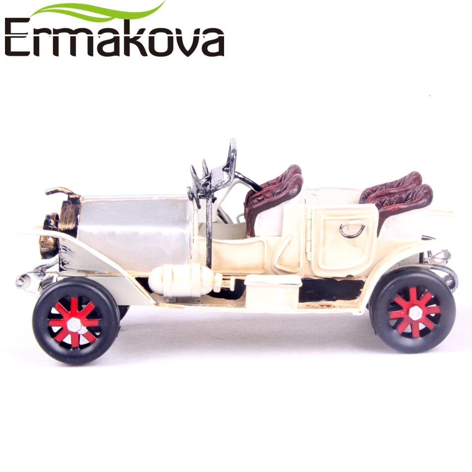ERMAKOVA Металлическая Автомобильная модель Gran Torino винтажная Классическая открытая