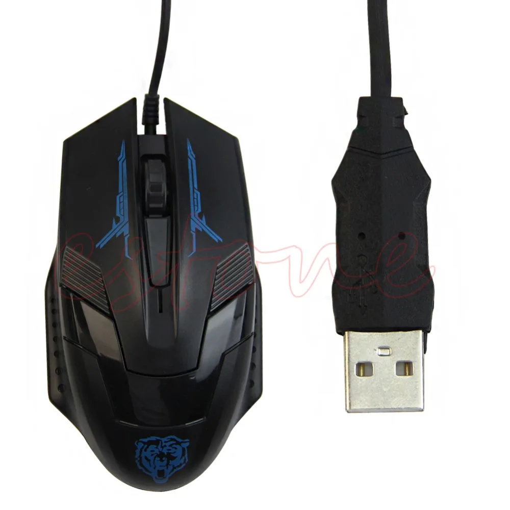 New Wired X5 USB 3D Optical Gaming Game Mouse Mice 1600