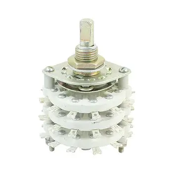 

KCZ3*11 3P11T 3 Pole 11 Throw Three Decks Band Channel Rotary Switch KCT11W3D