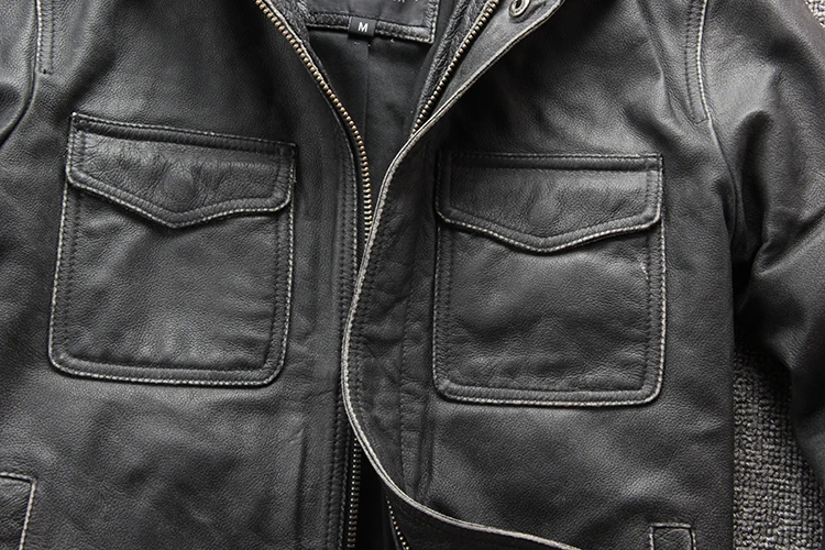 Free shipping.Brand new classic leather jacket.mens casual vintage thicker coat.cowhide warm jackets.Stone mill motor plus size genuine leather coats & jackets with hood