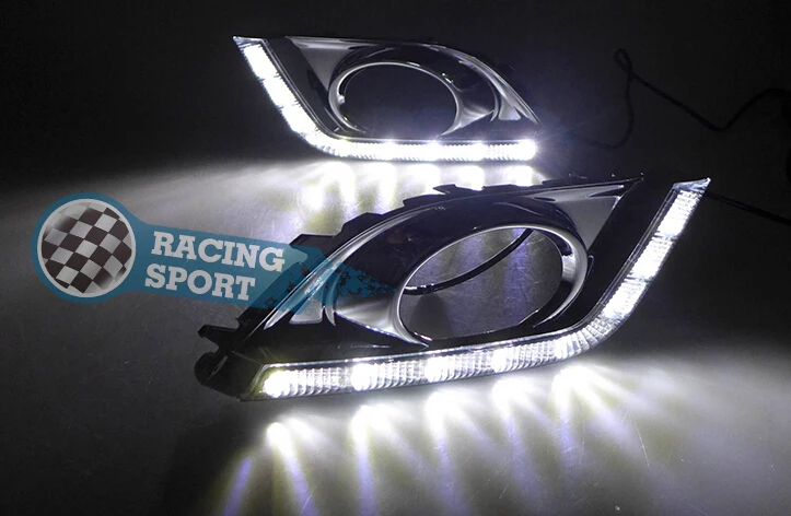 

2PCS White12V LED Daytime Running Light DRL For VW Jetta 2013-2014 Waterproof Auto Fog Light.