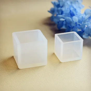 

2pieces/set Silicone Mold 20mm 25mm Cube charms pendant Resin Silicone Mould handmade DIY Jewelry Making epoxy resin molds