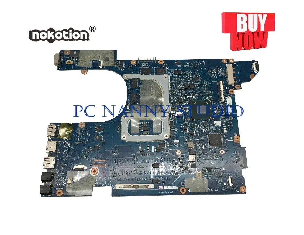 PANANNY 06D5DG 6D5DG для Dell Inspiron 15R 5520 Intel материнская плата LA 8241P HM77 DDR3 HD 7670M 1 ГБ