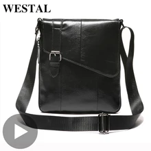 Westal, натуральная кожа, сумка через плечо, для женщин, мужчин, сумка, портфель, бизнес, для работы, офиса, для портативной сумки, мужская, женская, ретро