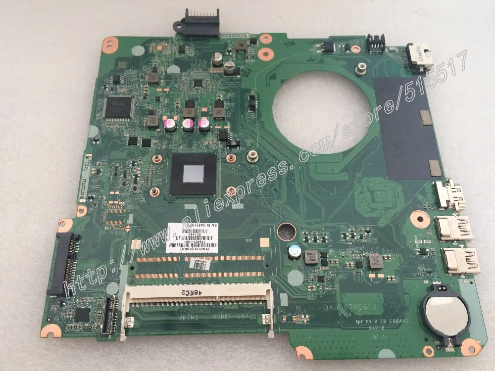 

Free Shipping 786901-501 DA0U87MB6C2 with AMD N3540 CPU For HP 15F 15-F Motherboard