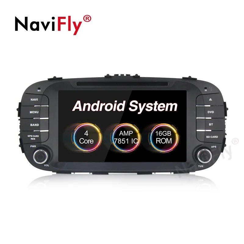 Top Car DVD Player Radio GPS Android 8.1Multimedia Navigation For Kia Soul 2014 2015 2016 2017 2018 Radio GPS audio Head Unit Stereo 1