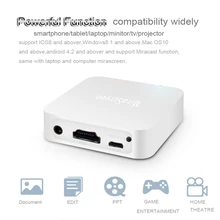 NEW Mirascreen x7 Car wifi display adapter AM8252B chromecast for streaming media HDMI+AV PORT android tv stick for IOS/PC/MA