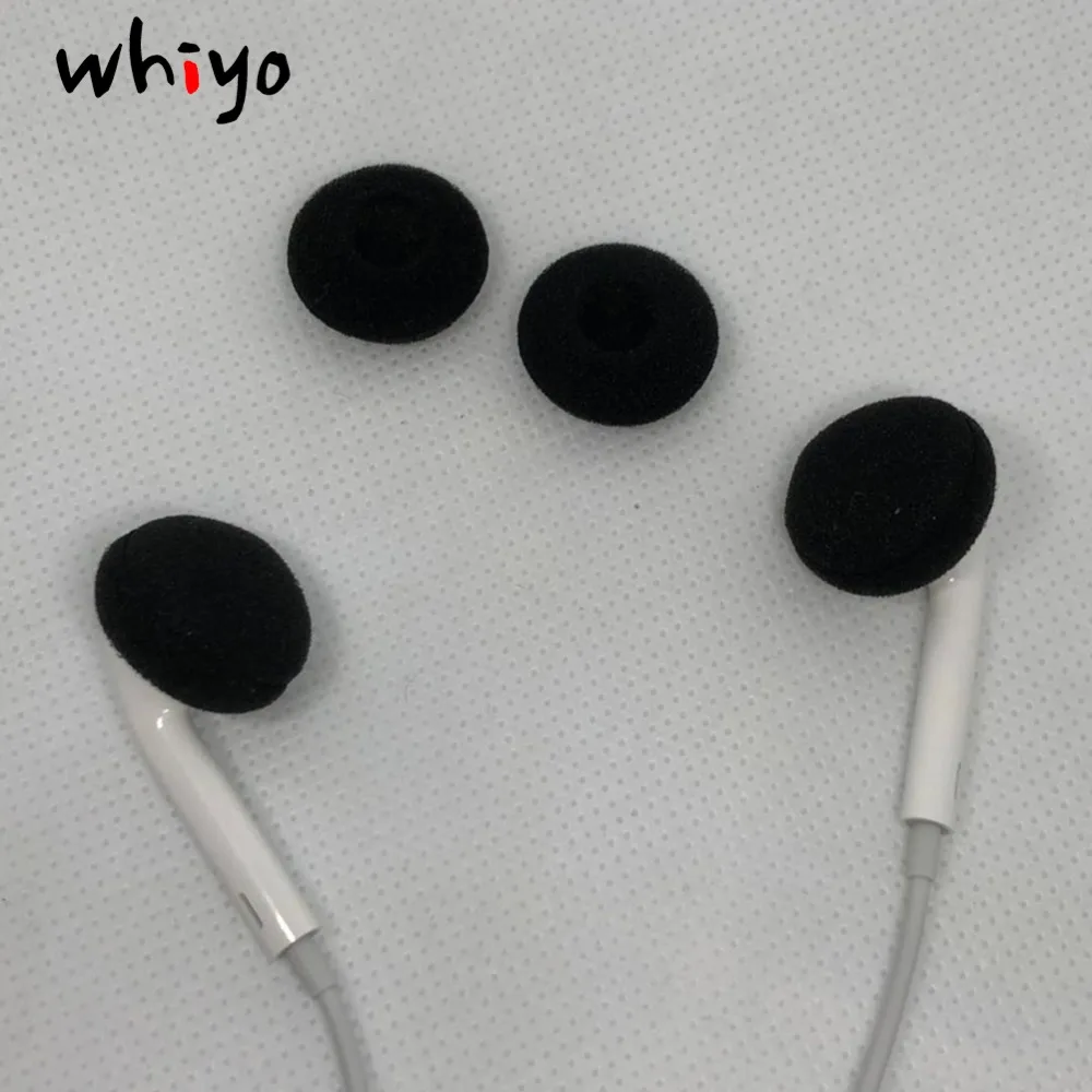 

10 Pair of 18mm Replacement Earbud Tips Soft Sponge Foam Cover Ear pads for MP3 MP4 iPod iPhone iPad Headphones Headset Sleeve