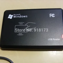 125 кГц черный USB датчик приближения Смарт rfid считыватель id карт EM4100, EM4200, TK4100, или совместимые карты/метки не нужен драйвер