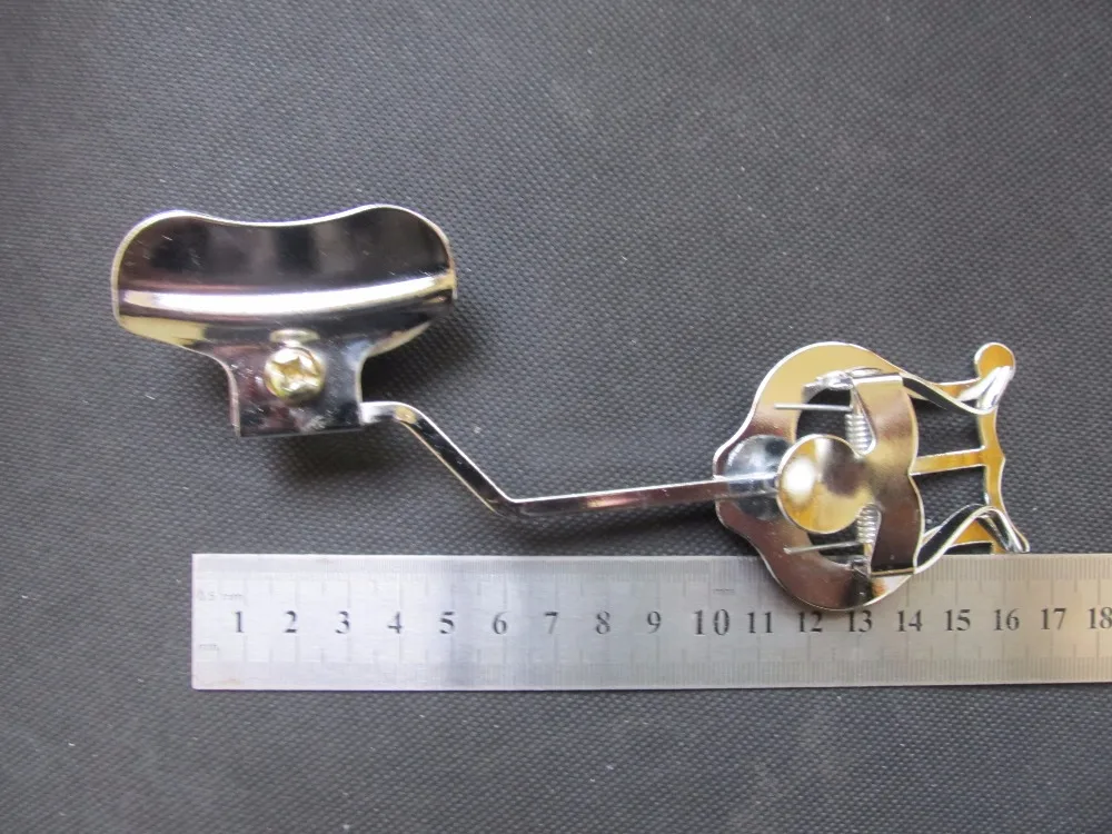 NEW Silver plated trumpet Music Sheet Clip Holder Marching Band newin