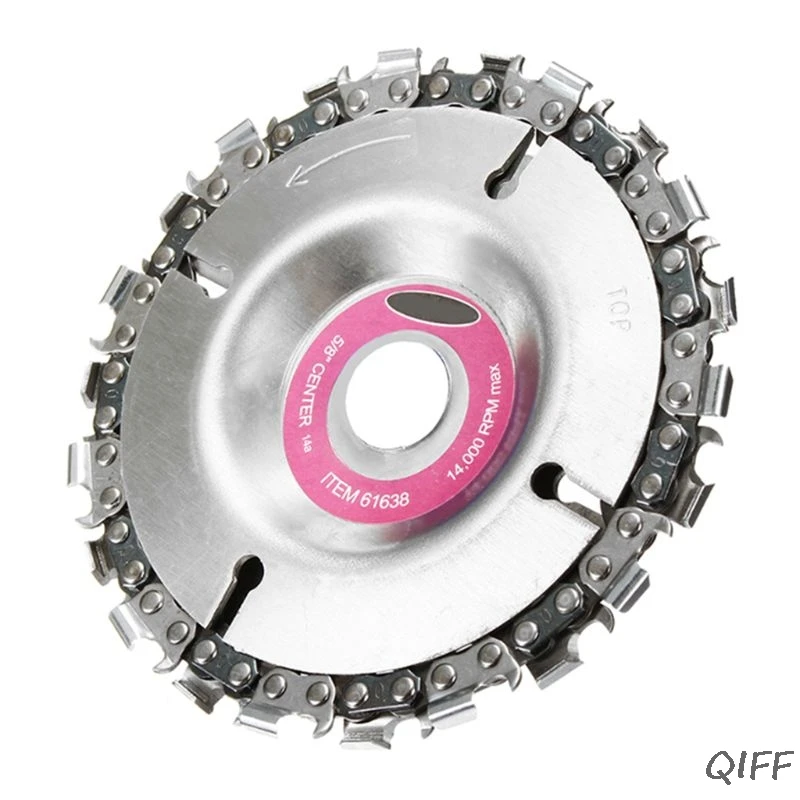 

4 Inch Grinder Disc and Chain 22 Tooth Fine Cut Chain For 100/115 Angle Grinder Mar28