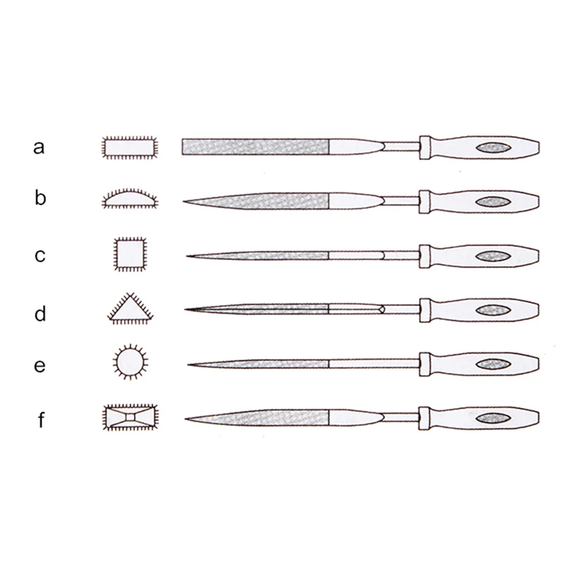 6 шт. игл напильники металлические напильники набор для резьбы по дереву и металлу напильники для рукоделия плотник Деревообрабатывающие инструменты