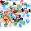 Perles tchèques en verre Bicone, 4mm, pour la fabrication de bijoux, accessoires de couture, bricolage, perles en cristal à facettes Z201, vente en gros ► Photo 3/6