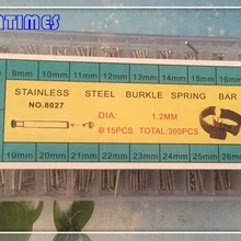 1 комплект 300 шт 1,2 мм из нержавеющей стали пружинный бар в серебряном цвете для ремонта часов
