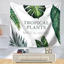 Хит! домашний декор скандинавские таможенные тропические растения зеленые настенные подвесные гобелены пляжные полотенца 3D принты гобелены коврики