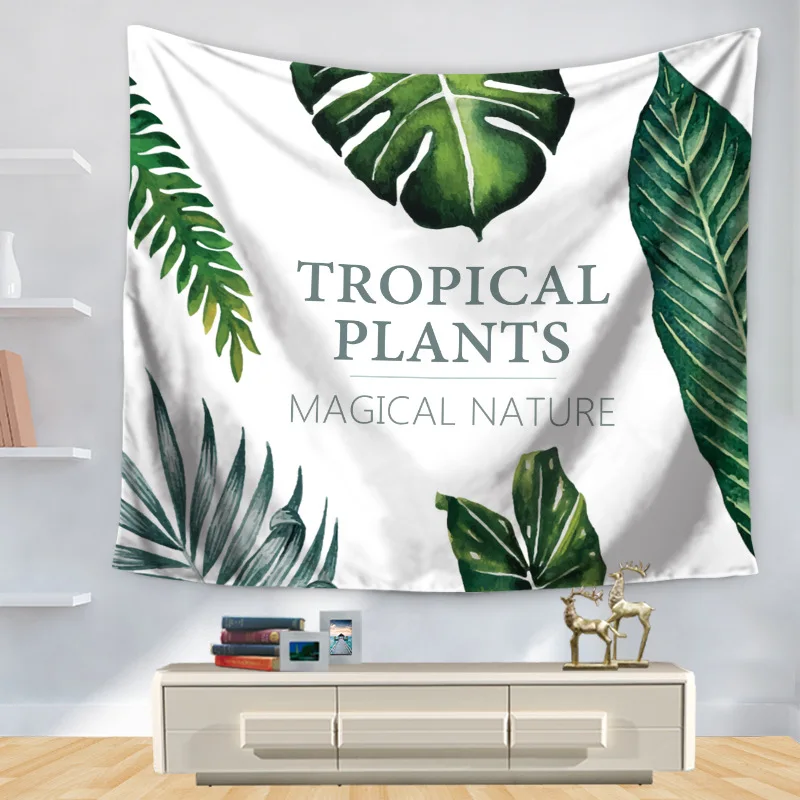 HOT!Home Decor Nordic Customs Tropical Plants Green Wall Hangings
