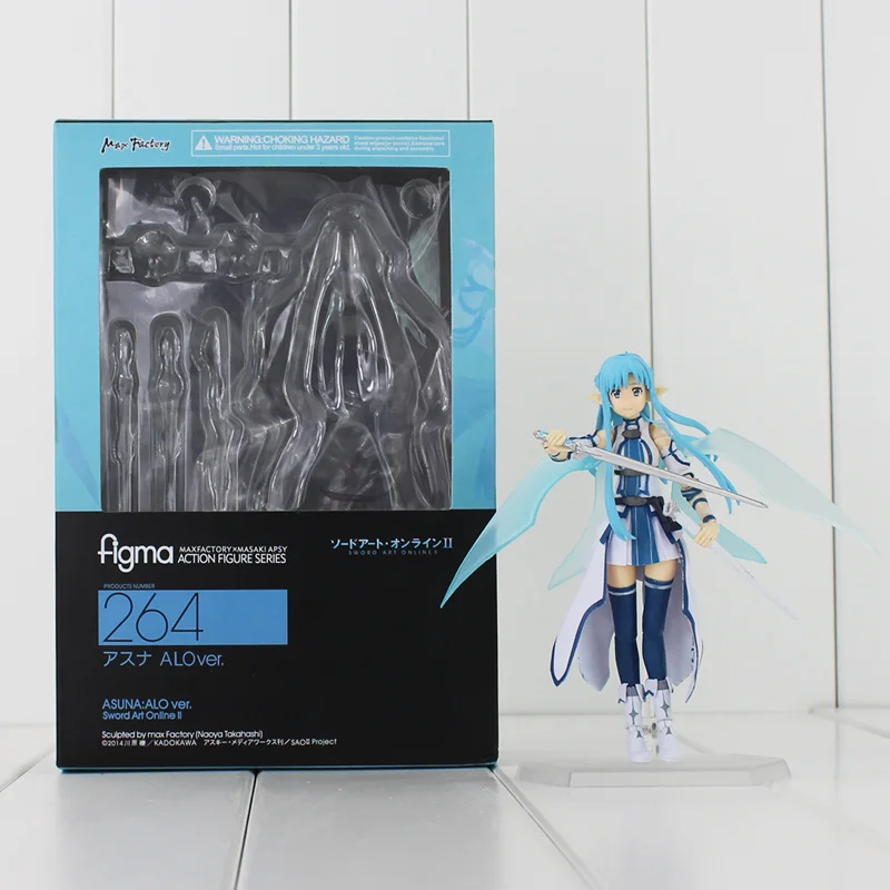 Five type Sword Art Online Kirito Sinon Kirigaya Kazuto Yuuki Asuna Asada Figma 248#241#174#264 ПВХ фигурка игрушка