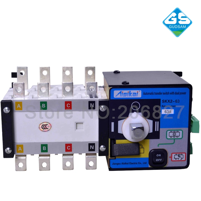 63A трехфазный genset ATS. Автоматический переключатель передачи 4P (ATS 63A)|switch switch|switch