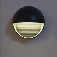 AC85-265V 6 Вт современный светодиодный настенный светильник наружные Настенные светильники для двора lampadas простые светодиоды лампе водонепроницаемые светильники для крыльца