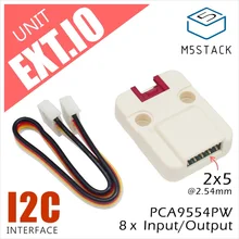 M5Stack Official Extend Serial IO I/O Unit Grove Cable I2C Interface for Arduino Blockly ESP32 Development Board Module IoT