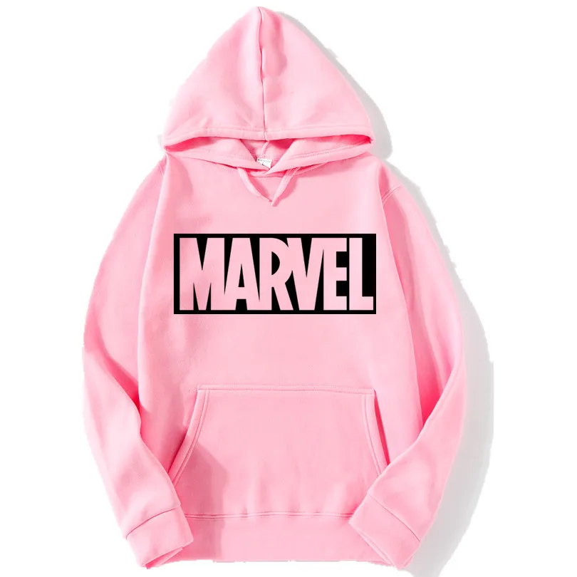 

Brand 2017 New Women/Men's Casual Marvel Print Hedging Hooded Fleece Sweatshirt Hoodies Pullover clothing Size M-3XL