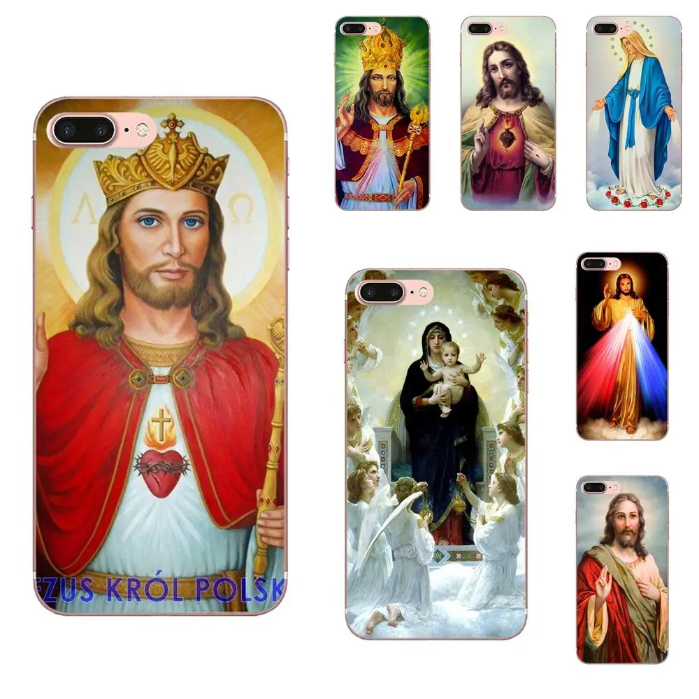 Divine Mercy Иисус плакат мягкие чехлы чехол для Galaxy A3 A5 A7 On5 On7 2015 2016 2017 Grand Альфа G850 Core2