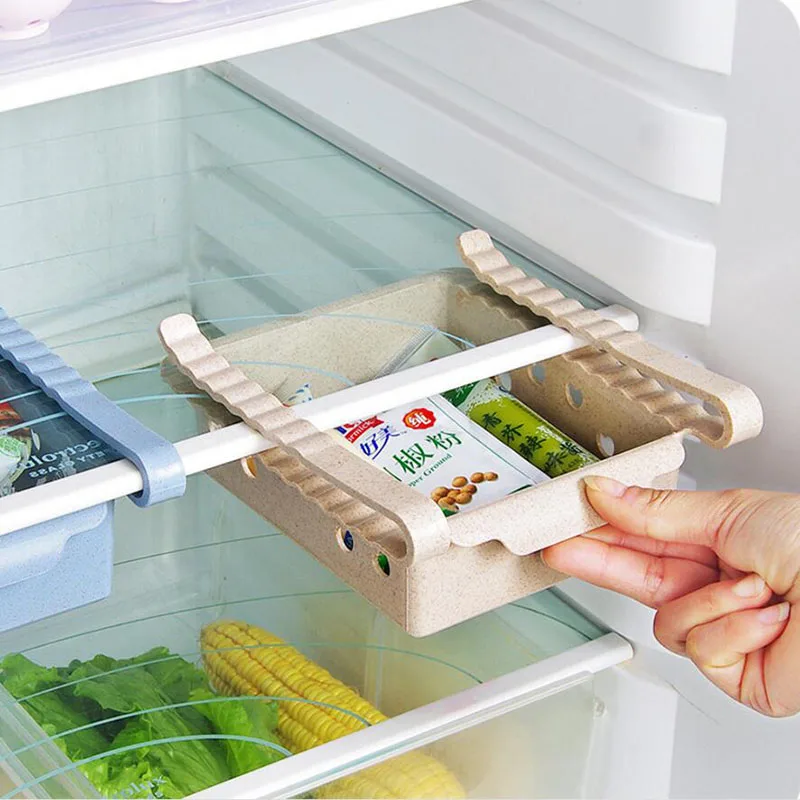Creative multi-purpose freezer to receive fresh every drawer barrier layer aircraft kitchen utensils shelf in the kitchen