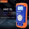 HONEYTEK A6013L Handheld Digital Capacitance Meter Electronic Capacitor Meter Tester Capacitor Checker Diagnostic-Tool LCR Meter 6