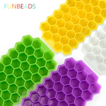 

Retail 20*12*2.4cm Silicone 37 Form For Ice Honeycomb Shape Ice Molds Frozen Popsicle Molds Ice Cube Tray Without Cover CM012