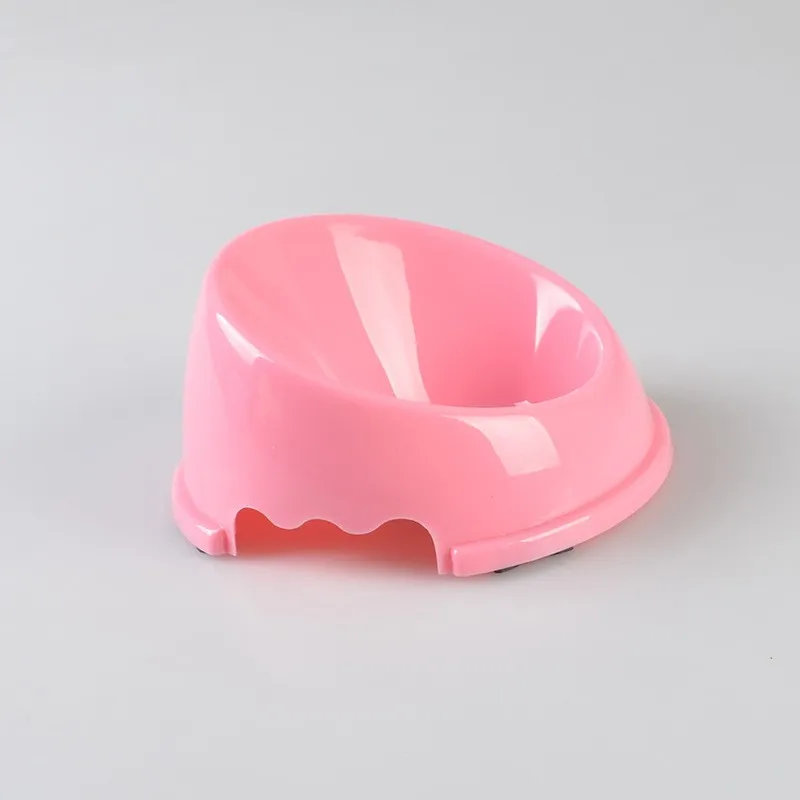 Puppy food bowl pink color Portable pet bowl suitable for home and travel Eco friendly free