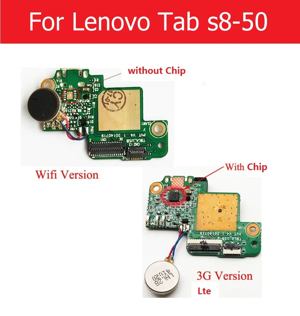 Оригинальный USB разъем для зарядки док станции Lenovo Tab s8 50 3G / Wifi версия зарядного