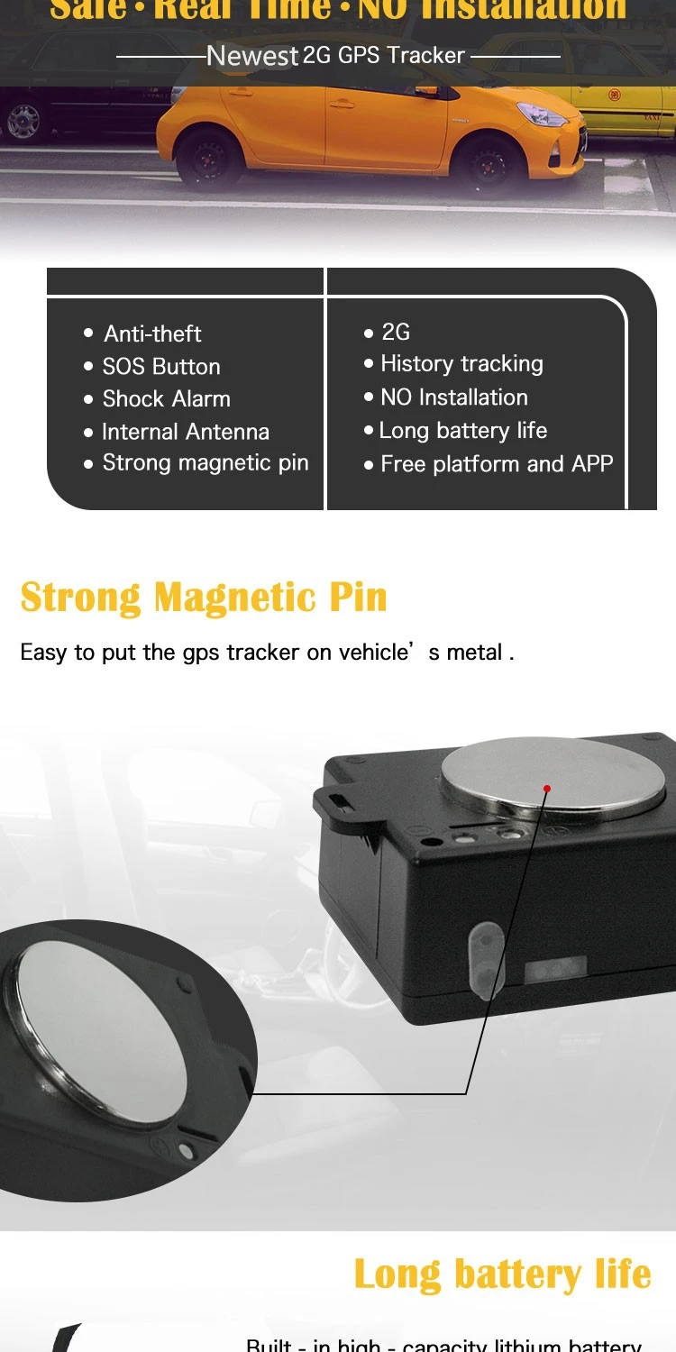 waterproof long standby time gps tracker