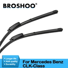 BROSHOO Auto Car Windshield Wiper Blade Rubber For Mercedes Benz CLK Class W209 C209 2002 2003 2004 2005 2006 2007 2008 2009 27 27 pair windscreen wiper blades for mercedes benz s class w220 2001 2002 2003 2004 2005 windshield car accessories