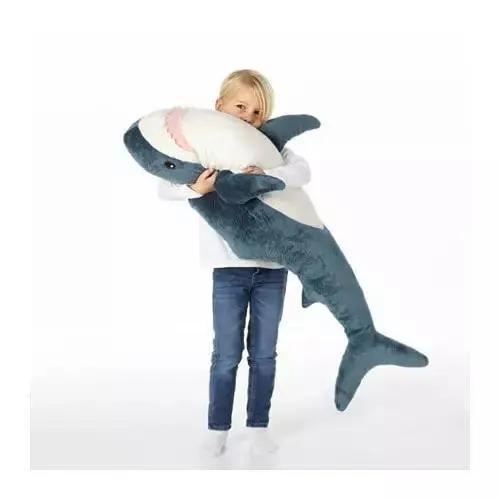 

2019 New Toys Cute Shark Plush Toy Bedroom Sofa Decoration Shark Pillow Plush Toys Soft Stuffed Animal Children Gift 80cm