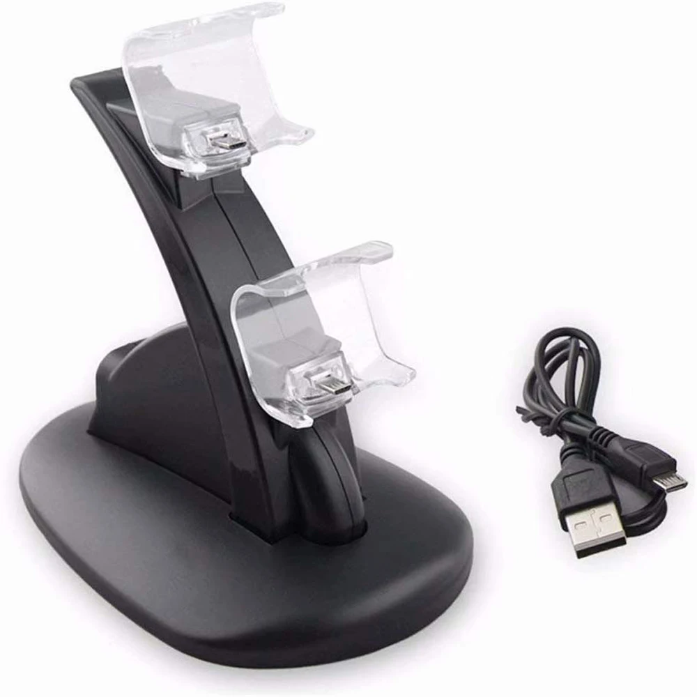 

XRHYY PS4 Controller Charger, Sony Playstation 4/PS4/PS4 Pro/PS4 Slim Controller Charger Charging Docking Station Stand