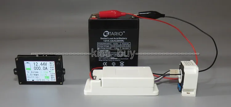 DC 120V 500A монитор батареи беспроводной цифровой вольтметр Амперметр температурная