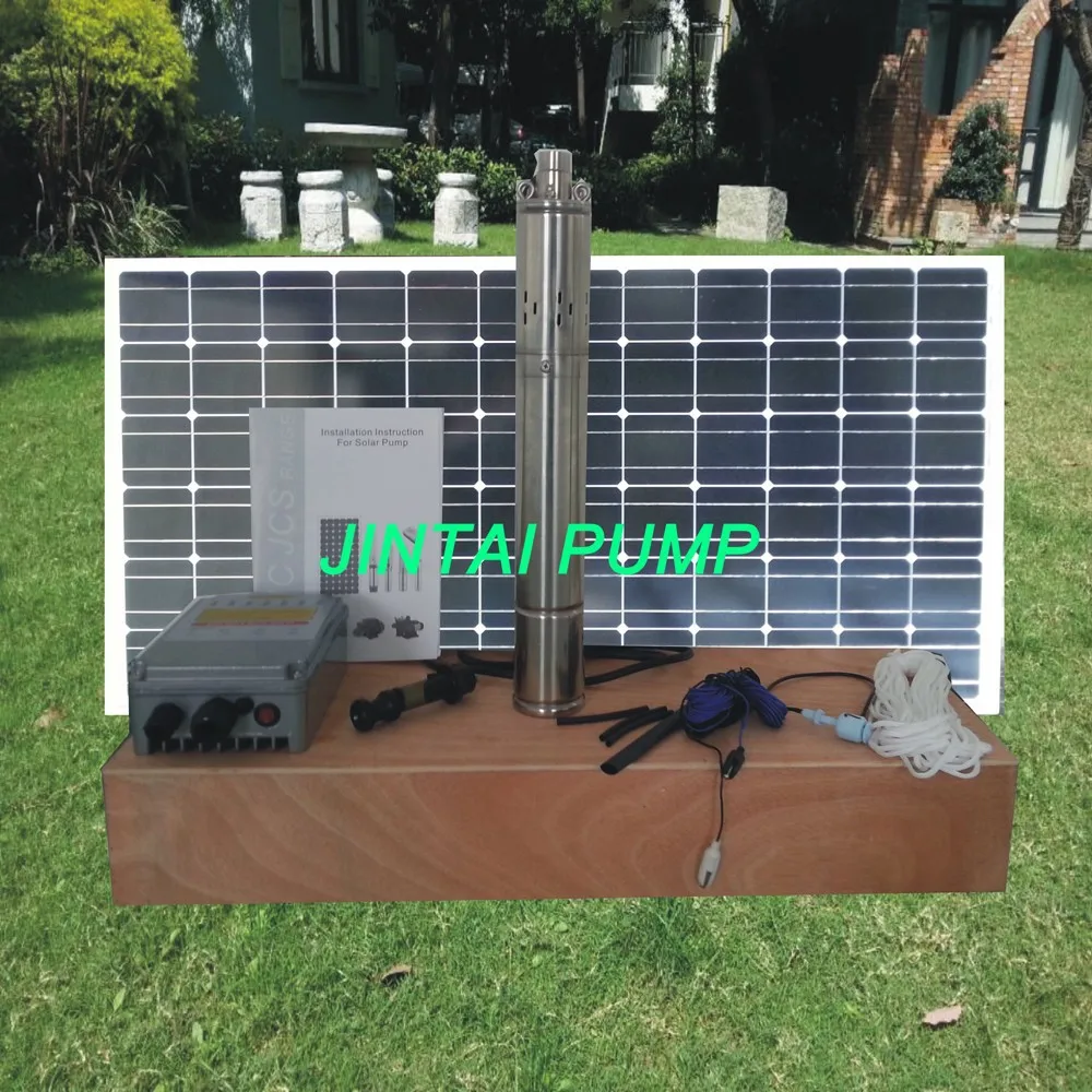 2 years warranty , Solar water pump, solar borehole pump system, dc pump for deep well,  Model No.:JS3-2.3-140