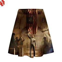 Kpop Bang Store Far Cry 5 Модные 3D печатные юбки женские летние повседневные короткие юбки горячая Распродажа популярная игра для девочек модная