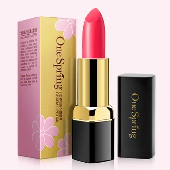 

1pc 10 Colors Brand Waterproof Lipstick Long-lasting Makeup Moisturing Batom Maquiagem Pintalabios Mate