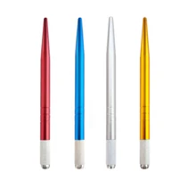 10 шт. rofessial микроблейдинг tebori ручка для постоянного макияжа машина ручная ручка для бровей Макияж набор татуировки