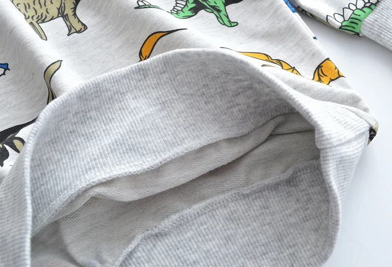 SAILEROAD мультфильм динозавров мальчиков кофты для маленьких детей толстовки одежда 2-7лет осень дети с длинным рукавом рубашки хлопок